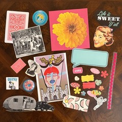100+ Lot Junk Journal Altered Book Mixed Media Collage Scrapbook Embellishment