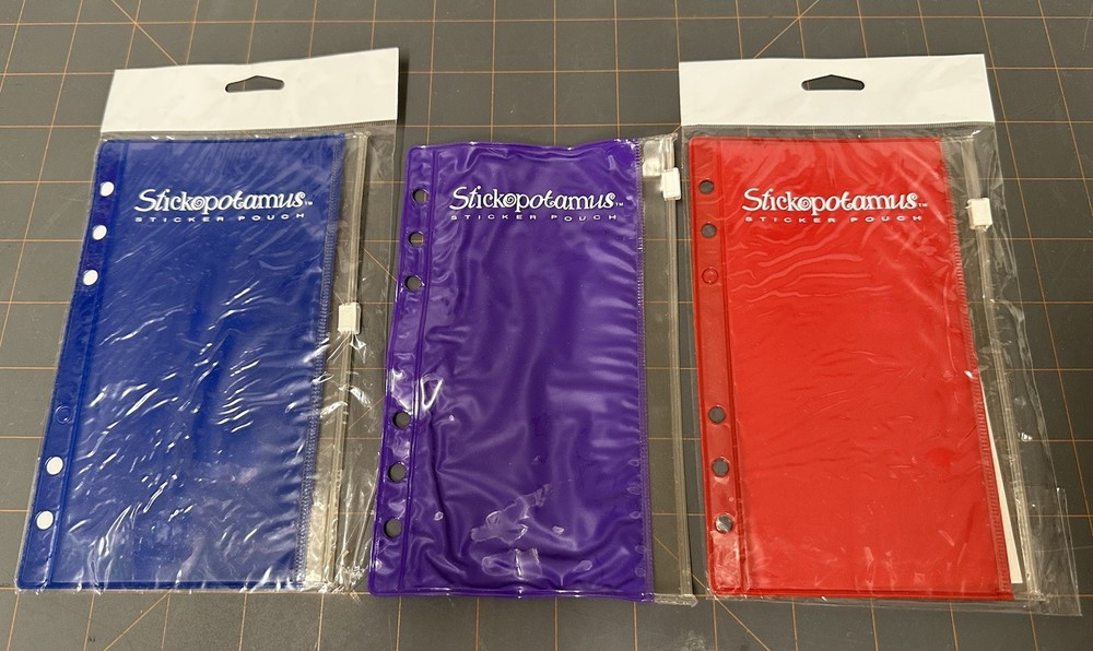 Stickopotamus Sticker 3 Pouches