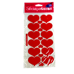 Stickopotamus Double Heart Binder Sticker Sheet Photo Safe Stickers