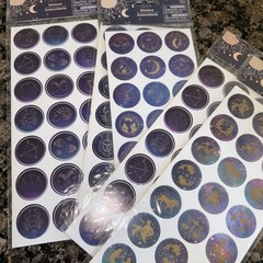 Lot of 67 Packages Crafters Square Assorted Stickers, Transfers, Stencils New