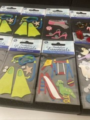 Sandylion Essentials Dimensional Scrapbooking Stickers, 10 Packages 2004