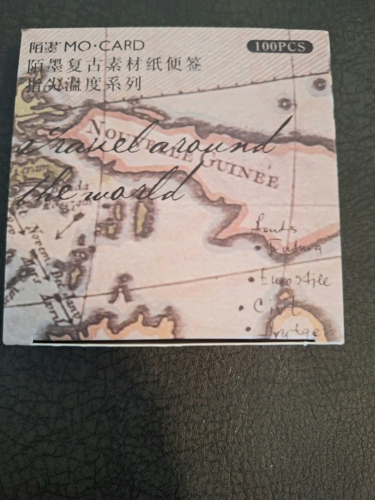 100pc 3 1/4 X 3 1/4 Scrapbook Paper Pack Travel Around The World