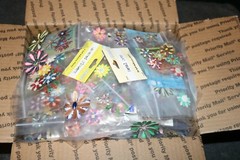 Huge Craft Lot Die Cut Flowers 3-D Dots Full Box 100’s & 100’s of pcs L1