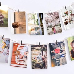 VOSAREA 100PCS Wooden Paper Clips Mini Versatile Clothespin Photo Clips Organ…