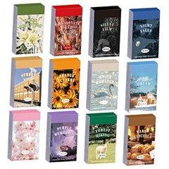 12 Sets 600 Sheets Washi Stickers for Journaling, Daily Quote Flower Chic Style