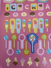 Smiling Food Foodie Stickers Ice Cream Cones S’mores Lollipop Popsicle New Kids
