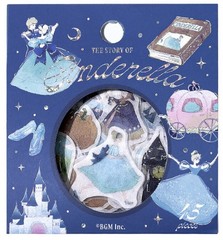 BGM Planner Sticker Foil Stamped Flake Seal Fairy Tale – Cinderella