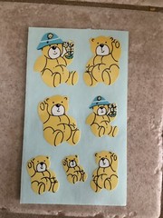Vintage StickerMagic Bears