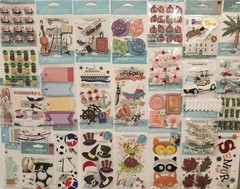 JOLEE’S BOUTIQUE Lot of 29 Dimensional Scrapbooking Stickers Assortment