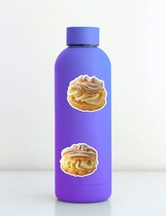 Cream Puff Vinyl Die Cut Stickers Set Scrapbooking Laptop Water Bottle