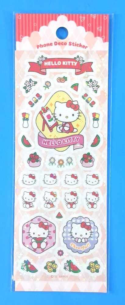 Sanrio Hello Kitty Korean Glitter Stickers Pack Hello Kitty