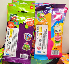 2 PACKAGES FUN NOVELTY BUILD A PUFFY STICKER PUKEY PUFFS OR PUFFY PUFFS CHOOSE 1