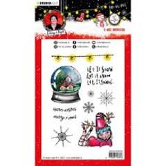 STUDIO LIGHT CLEAR ACRYLIC STAMPS – CHRISTMAS SNOWGLOBE