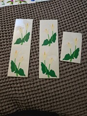 Vintage Mrs. Grossman Floral Flower Sticker Sheets Lot – Tulips Lillies Pansies