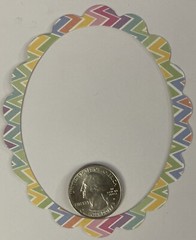 OVAL FRAME Die-Cuts(6pc) 3-1/4″x4″Journaling•Scrapbooking •Pictures•Card Making