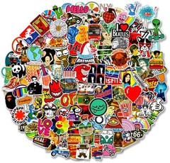 200 pcs Large Cool Random Vinyl Stickers/Decals