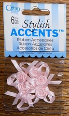 Berwick Offray Light Pink Ribbon Bows Accessories Stylish Accent Craft Scrapbook