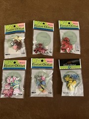 Eyelet Outlet Brads Lot of Food NEW 6 packs Card Making Scrapbooking Cake Fruit