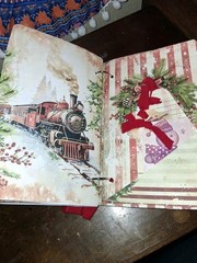Shabby Christmas Junk Journal Scrapbook Usa Seller