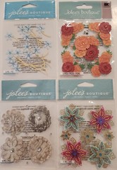 Lot Of 11 JOLEE’S BOUTIQUE Dimensional Scrapbooking Stickers FLOWERS FLORAL