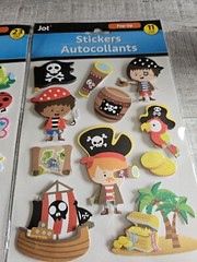 Sticker Lot – Scrapbooking 3D Stickers – Pirates Kids Hearts Summer Swim + #166