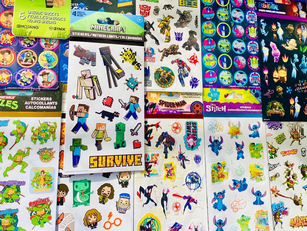 679+ STICKERS! Mxd Lot Boys Superheroes Popular collection SuperPower Characters