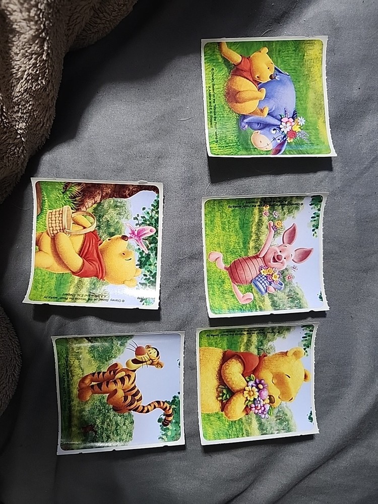 Smile Makers Sticker Winnie The Pooh 2.5″ X 2.5″ Sticker Set Of 5