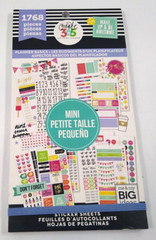 The Happy Planner Planner Basics Mini Sticker Book 1768 pieces Missing 27 Stick