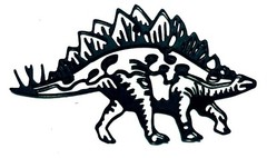 DINOSAUR/ DINOSAURS SILHOUETTE DIE CUT/ CUTS, SUPER INTRICATE & DETAILED