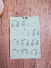 2023, 2024, or 2025 Year At A Glance Calendar Stickers for Planners and Journals