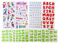 Vintage Lot 90s Me & My Big Ideas Scrapbook Stickers Glitter Borders 24 sheets