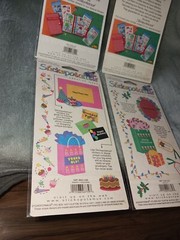 Vintage Stickopotamus Scrapbooking Binder Stickers Lot of 4 New in Package Vtg
