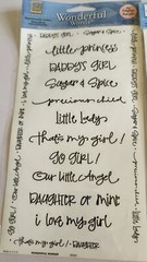 Deja Views Tiny Scrapbook Treasure Kit Templates & Random Embellishments. Sealed