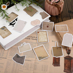 Vintage Scrapbook Paper Stickers, 80 Pcs Scrapbooking Sticker Aesthetic Junk Jo