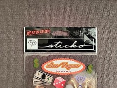 STICKO Destinations Scrapbook Stickers LAS VEGAS New 🔥