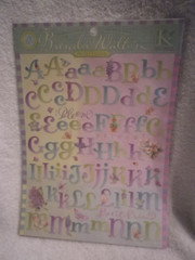 K and Company Brenda Walton Die Cut Alphabet / Numbers Stickers (choose one set)