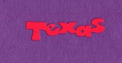 «TEXAS» die cuts scrapbook cards