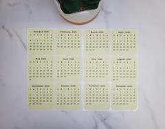 Mini Calendar Stickers for Planners and Journals – 2024, 2025, or 2026