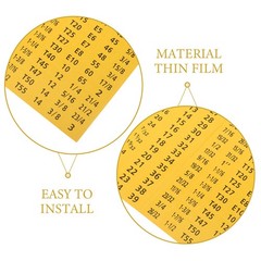 20 Sheets Socket Wrench Tags Adhesive Size Label Peel and Stick Labels