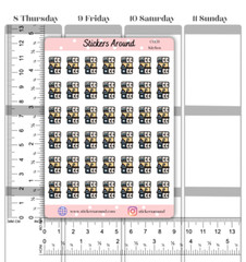 Kitchen Icon Planner Sticker #1, Cleaning Chores, Calendar & Journal Sticker