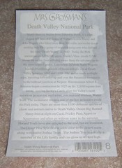 Mrs. Grossman Paper Whisper Stickers ~ Death Valley National Park