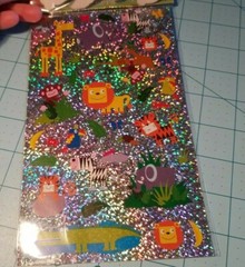 Set of 8 Scrapbooking Stickers & Embellishments: Animals, Bugs, Jungle & Zoo NEW
