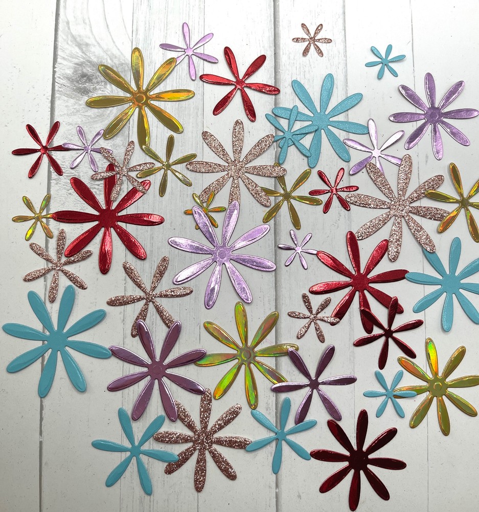 Die Cuts Daisy Flower 32 Pieces Mirror Basic Cardstock Layering Daisy Flower Die