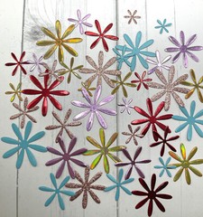 Die Cuts Daisy Flower 32 Pieces Mirror Basic Cardstock Layering Daisy Flower Die