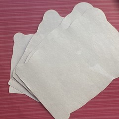 Vintage 1989 Three Teddy Bears Diecut Note Stationery Paper – 6 Sheets Total Lot