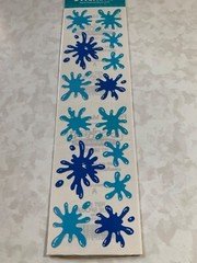 FMI FRANCES MEYER STICKERS 4 SHTS BLUE SPLASHES WATER SPLASH MULTI-COLORS-SIZES