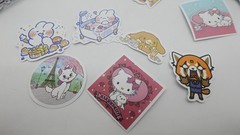 200 Pcs Cute Stickers Hello Kitty Cat and Kawai Theme Assorted 2 Packs