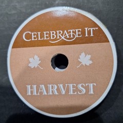 Celebrate It Harvest Halloween Orange/Black/White Ribbon-3/8 in-3 yds-100% Poly