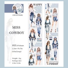 2″ Fashion Magazine Sticker Roll for DIY Scrapbook Diary Journal Embellishments