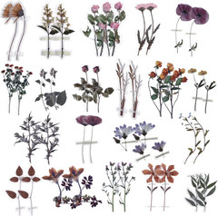 445 PCS Vintage Scrapbook Paper Journaling Scrapbooking Supplies Kit Aesthetic D